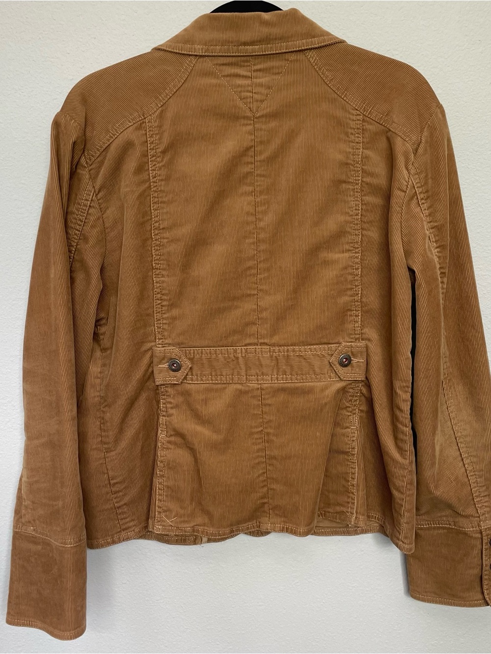 Tommy Hilfiger Stretch Corduroy Blazer Jacket Camel Brown Utility XL - Picture 8 of 10
